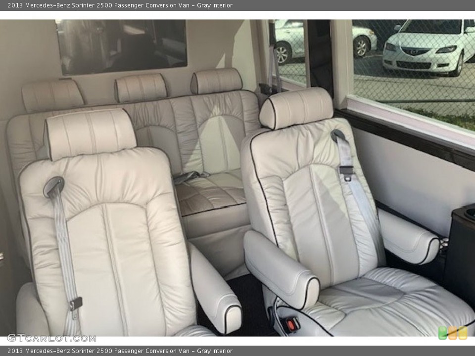 Gray Interior Rear Seat for the 2013 Mercedes-Benz Sprinter 2500 Passenger Conversion Van #138652413