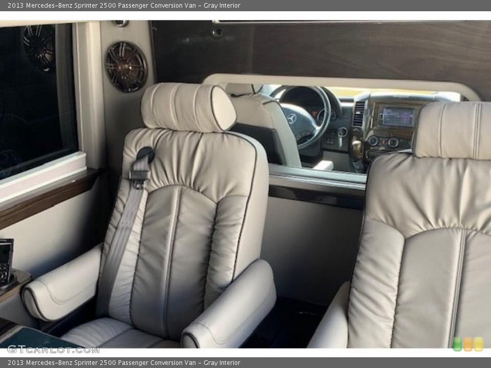 Gray Interior Rear Seat for the 2013 Mercedes-Benz Sprinter 2500 Passenger Conversion Van #138652431