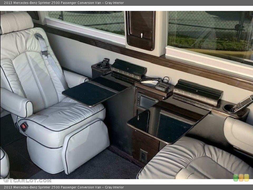 Gray Interior Rear Seat for the 2013 Mercedes-Benz Sprinter 2500 Passenger Conversion Van #138652449