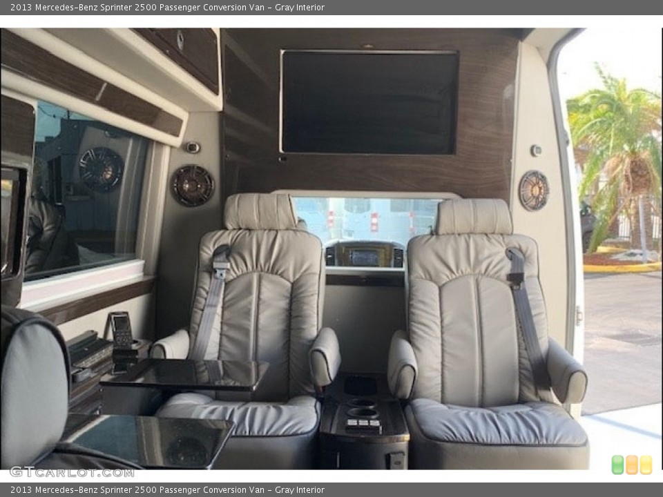 Gray Interior Rear Seat for the 2013 Mercedes-Benz Sprinter 2500 Passenger Conversion Van #138652497
