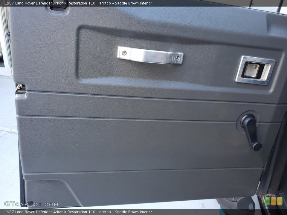 Saddle Brown Interior Door Panel for the 1987 Land Rover Defender Arkonik Restoration 110 Hardtop #138654218
