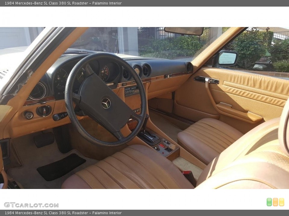 Palamino Interior Photo for the 1984 Mercedes-Benz SL Class 380 SL Roadster #138654237