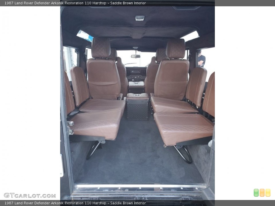 Saddle Brown Interior Rear Seat for the 1987 Land Rover Defender Arkonik Restoration 110 Hardtop #138654381