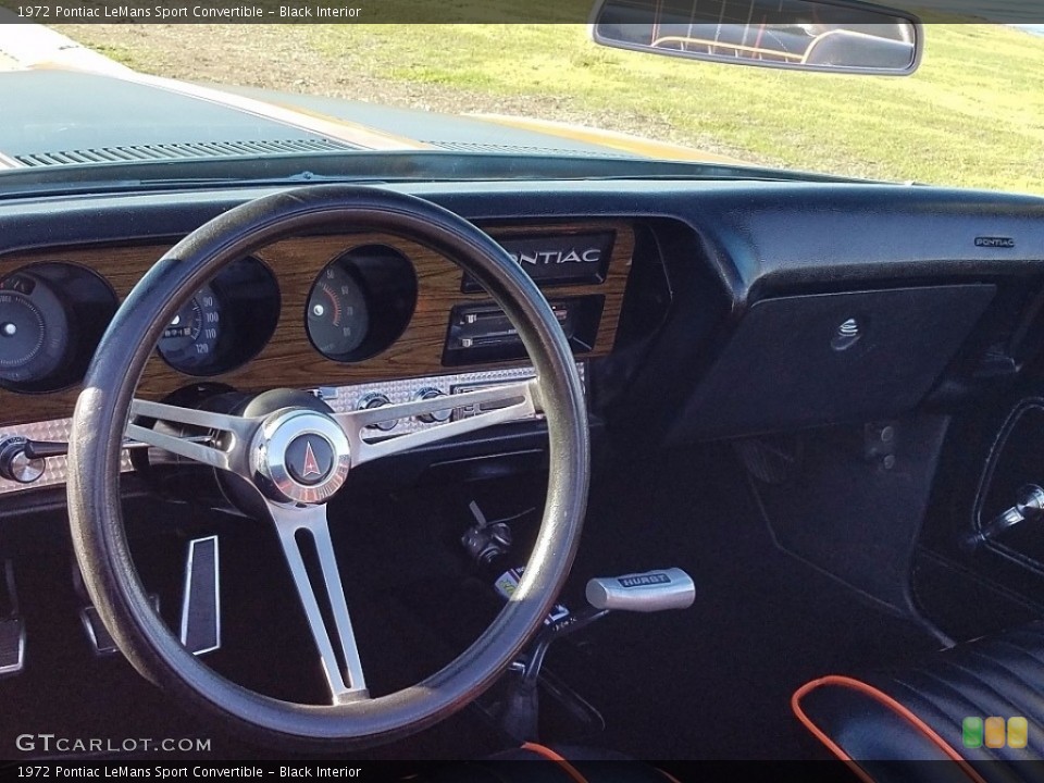 Black Interior Dashboard for the 1972 Pontiac LeMans Sport Convertible #138654846