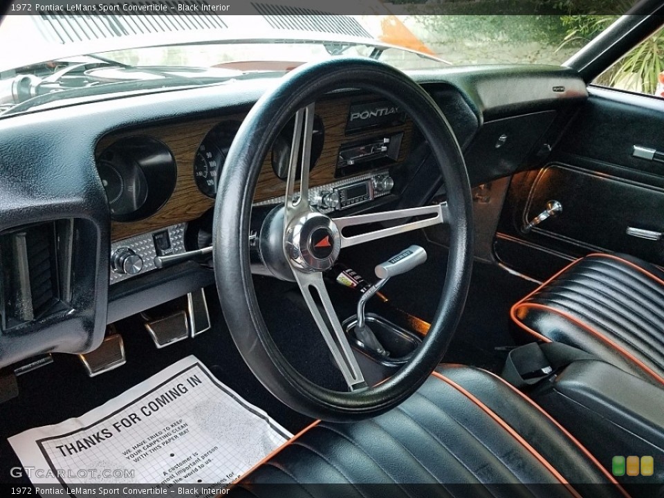 Black 1972 Pontiac LeMans Interiors