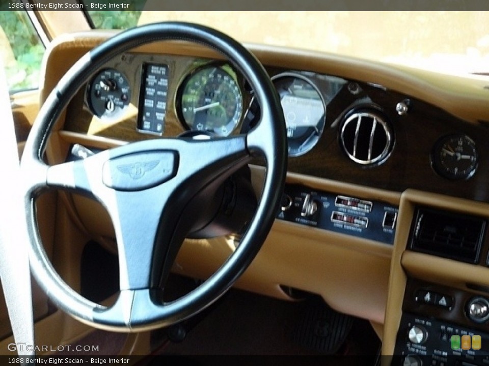 Beige Interior Dashboard for the 1988 Bentley Eight Sedan #138655782