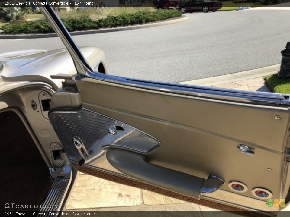 Fawn Interior Door Panel for the 1961 Chevrolet Corvette Convertible #138655839