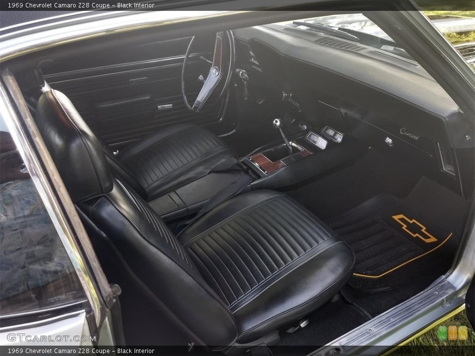 Black Interior Photo for the 1969 Chevrolet Camaro Z28 Coupe #138659235