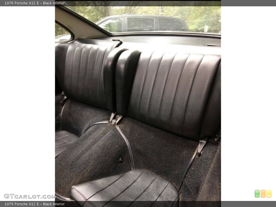 Black Interior Rear Seat for the 1976 Porsche 912 E #138662571