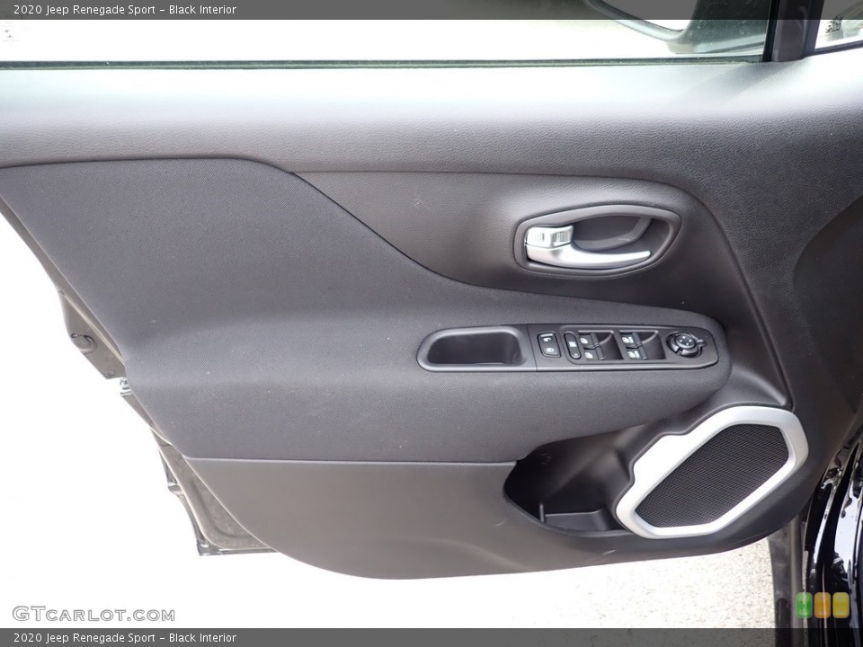 Black Interior Door Panel for the 2020 Jeep Renegade Sport #138663897