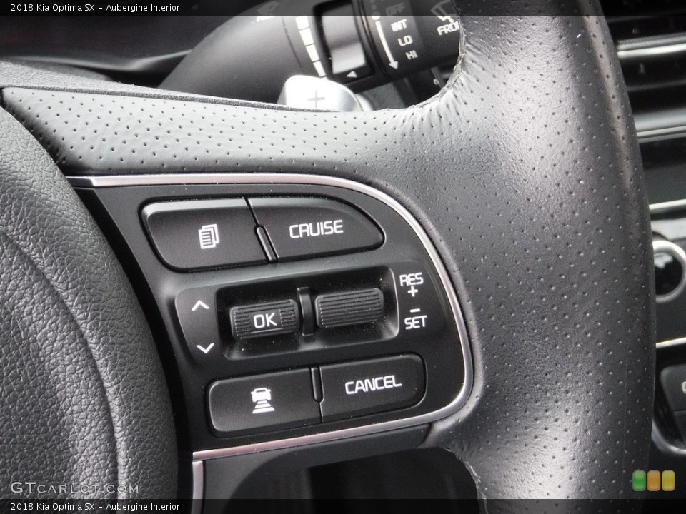 Aubergine Interior Steering Wheel for the 2018 Kia Optima SX #138666684
