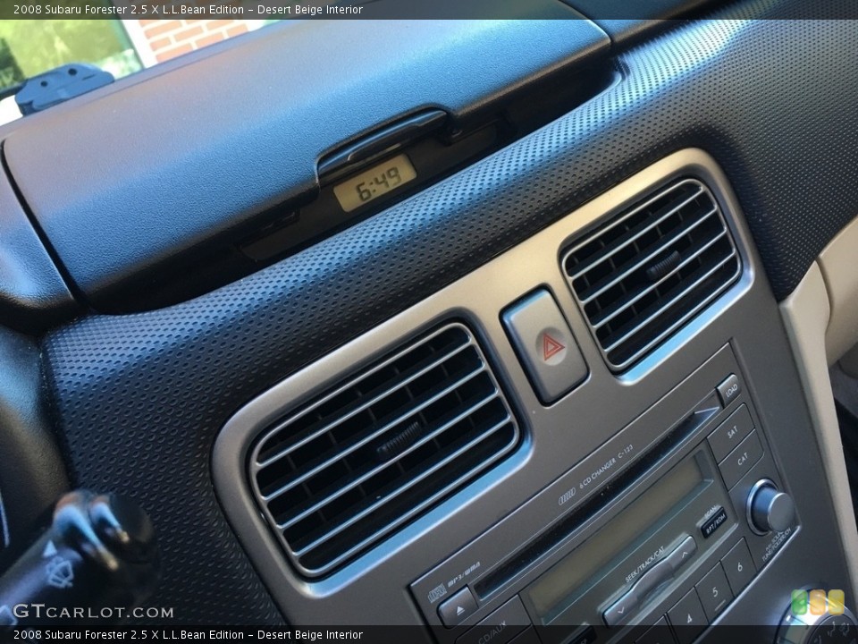Desert Beige Interior Controls for the 2008 Subaru Forester 2.5 X L.L.Bean Edition #138670086