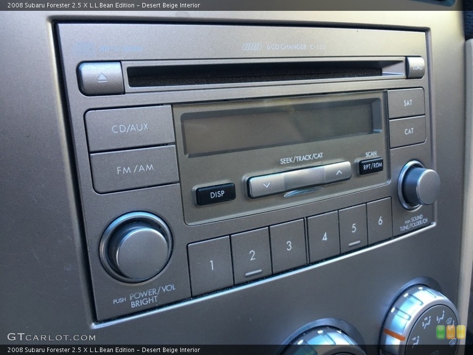 Desert Beige Interior Audio System for the 2008 Subaru Forester 2.5 X L.L.Bean Edition #138670167
