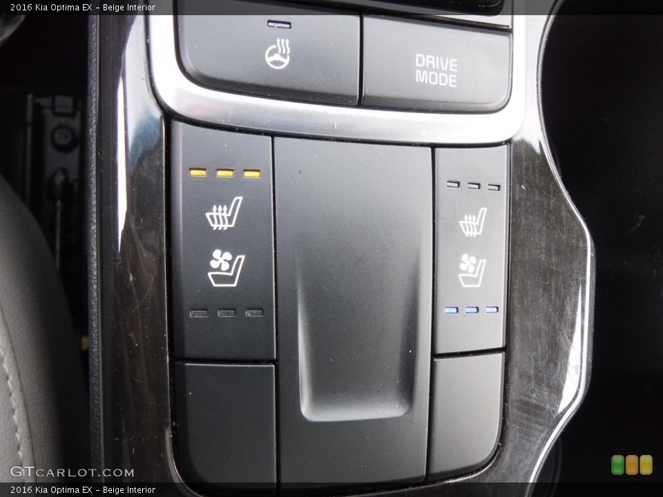 Beige Interior Controls for the 2016 Kia Optima EX #138670179