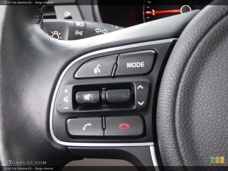 Beige Interior Steering Wheel for the 2016 Kia Optima EX #138670299