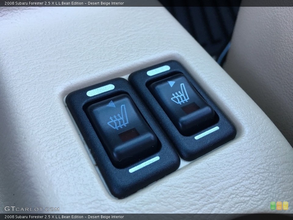 Desert Beige Interior Controls for the 2008 Subaru Forester 2.5 X L.L.Bean Edition #138670614