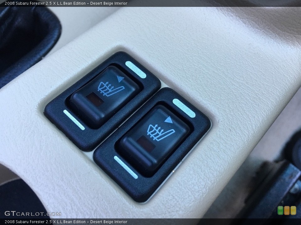 Desert Beige Interior Controls for the 2008 Subaru Forester 2.5 X L.L.Bean Edition #138670641