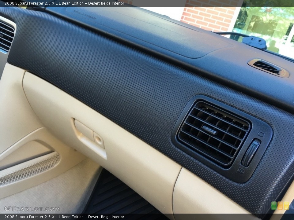 Desert Beige Interior Dashboard for the 2008 Subaru Forester 2.5 X L.L.Bean Edition #138670743