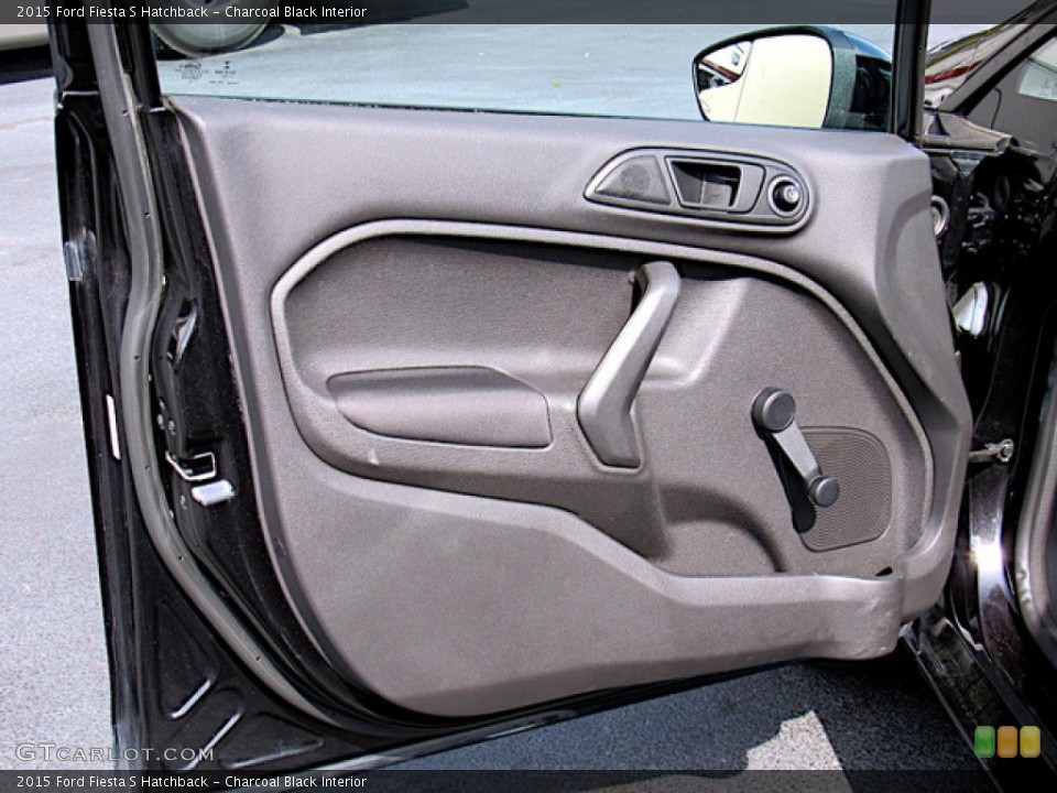 Charcoal Black Interior Door Panel for the 2015 Ford Fiesta S Hatchback #138672267