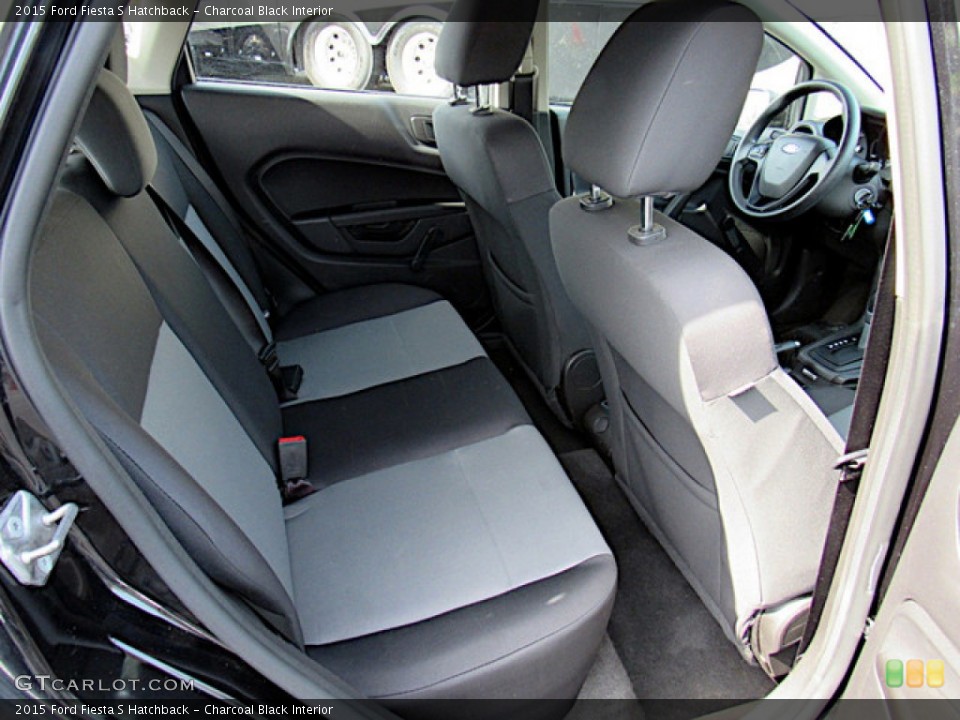Charcoal Black Interior Rear Seat for the 2015 Ford Fiesta S Hatchback #138672330