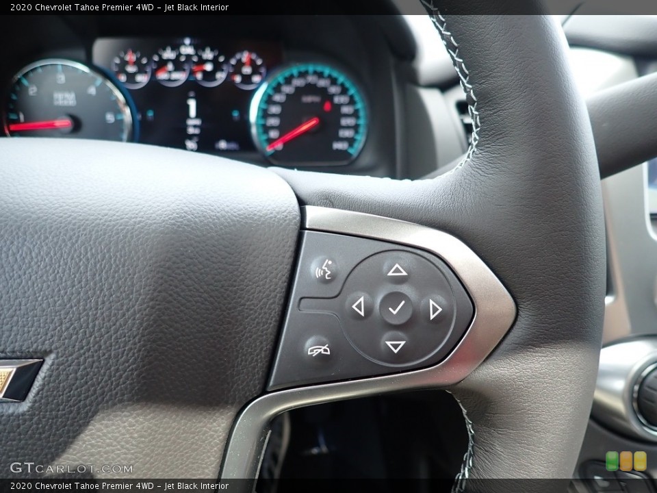 Jet Black Interior Steering Wheel for the 2020 Chevrolet Tahoe Premier 4WD #138672678