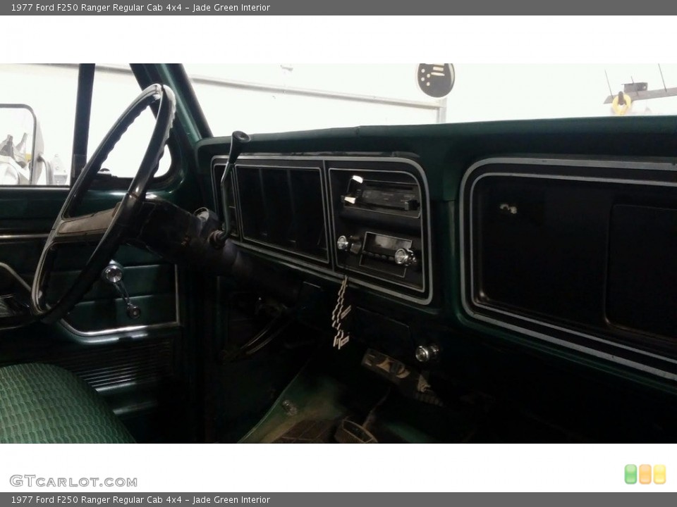 Jade Green Interior Dashboard for the 1977 Ford F250 Ranger Regular Cab 4x4 #138673614