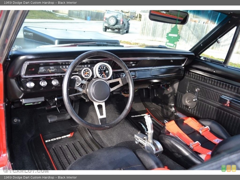 Black 1969 Dodge Dart Interiors