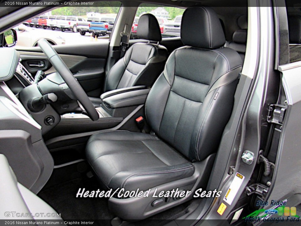 Graphite Interior Front Seat for the 2016 Nissan Murano Platinum #138674277