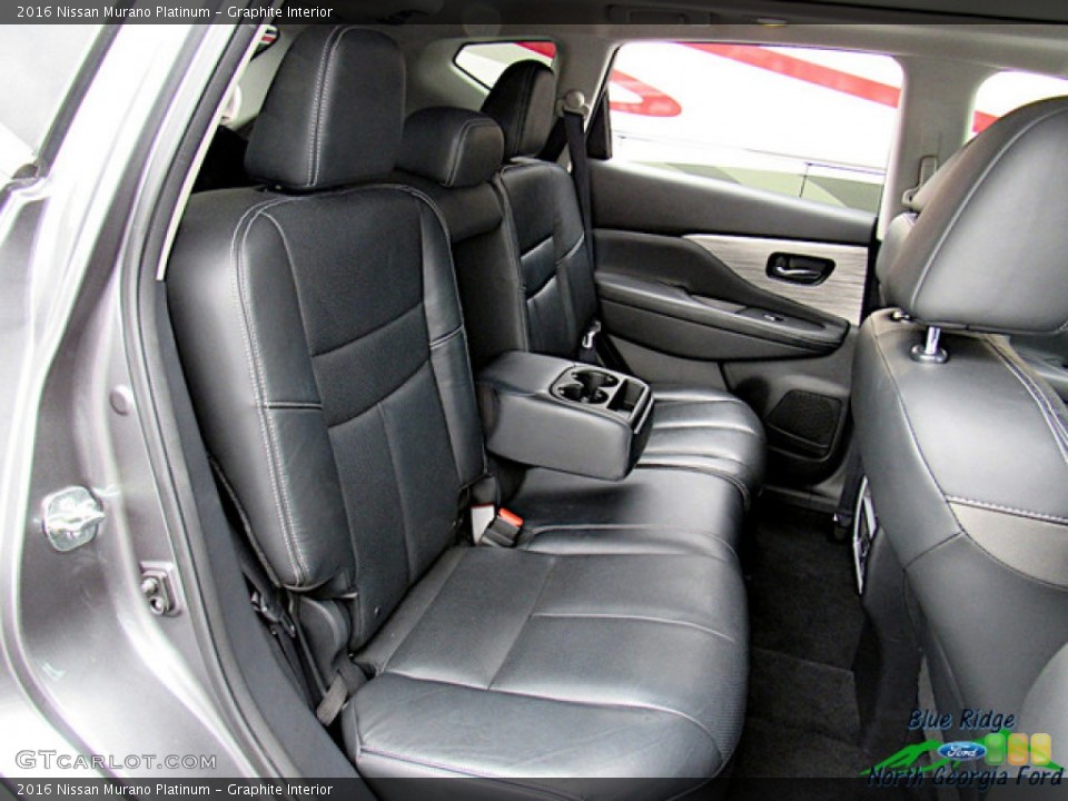 Graphite Interior Rear Seat for the 2016 Nissan Murano Platinum #138674322