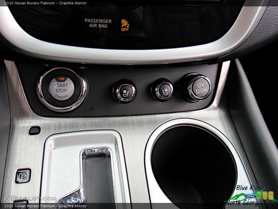 Graphite Interior Controls for the 2016 Nissan Murano Platinum #138674574