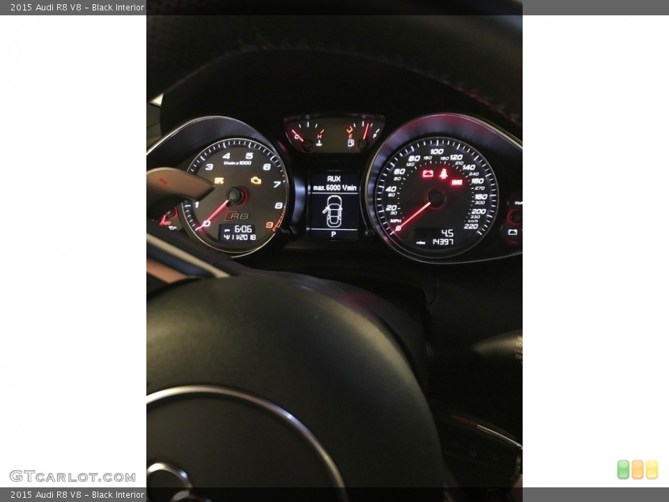 Black Interior Gauges for the 2015 Audi R8 V8 #138675101