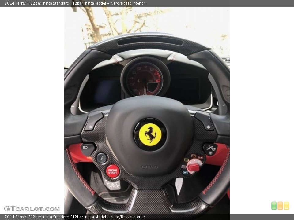 Nero/Rosso Interior Steering Wheel for the 2014 Ferrari F12berlinetta  #138675651