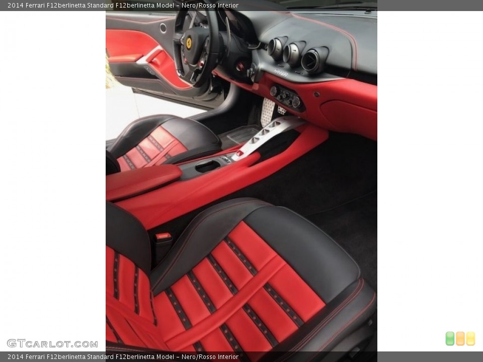 Nero/Rosso Interior Front Seat for the 2014 Ferrari F12berlinetta  #138675705