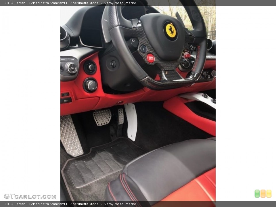 Nero/Rosso Interior Steering Wheel for the 2014 Ferrari F12berlinetta  #138675741