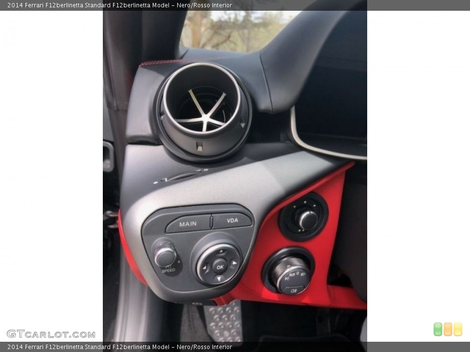 Nero/Rosso Interior Controls for the 2014 Ferrari F12berlinetta  #138675765