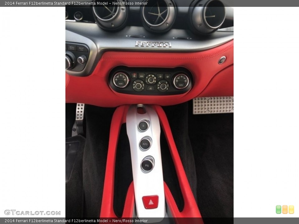 Nero/Rosso Interior Controls for the 2014 Ferrari F12berlinetta  #138675774