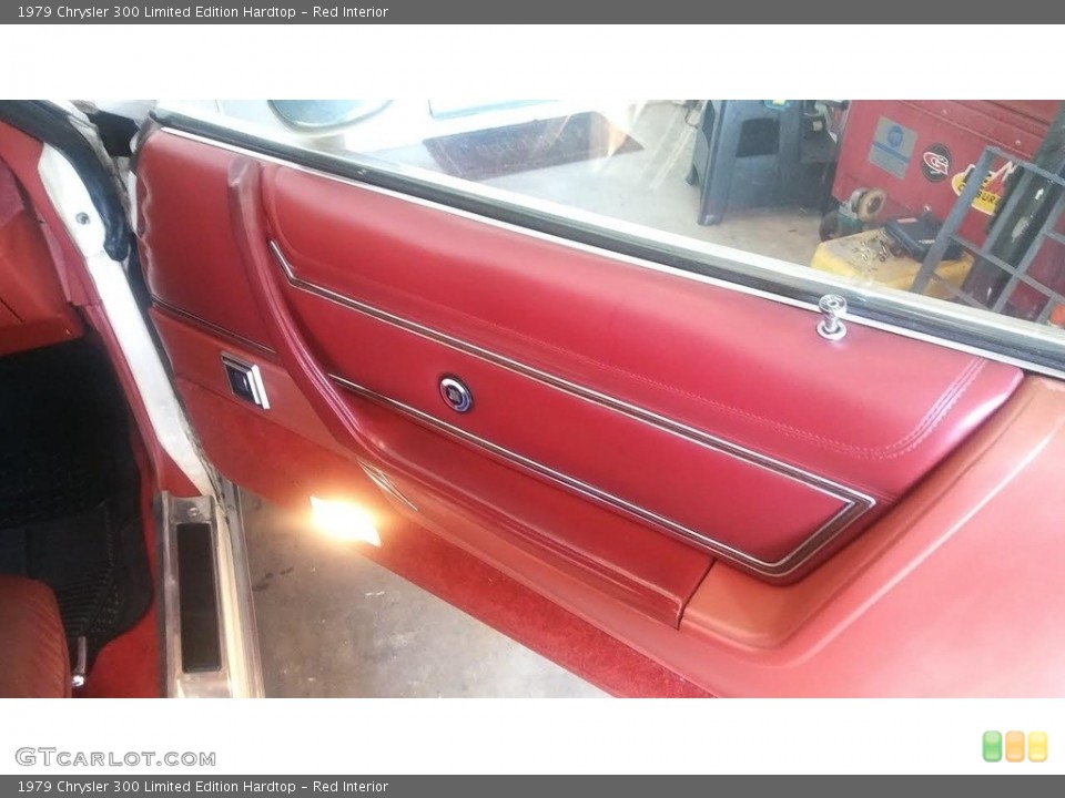 Red Interior Door Panel for the 1979 Chrysler 300 Limited Edition Hardtop #138675793