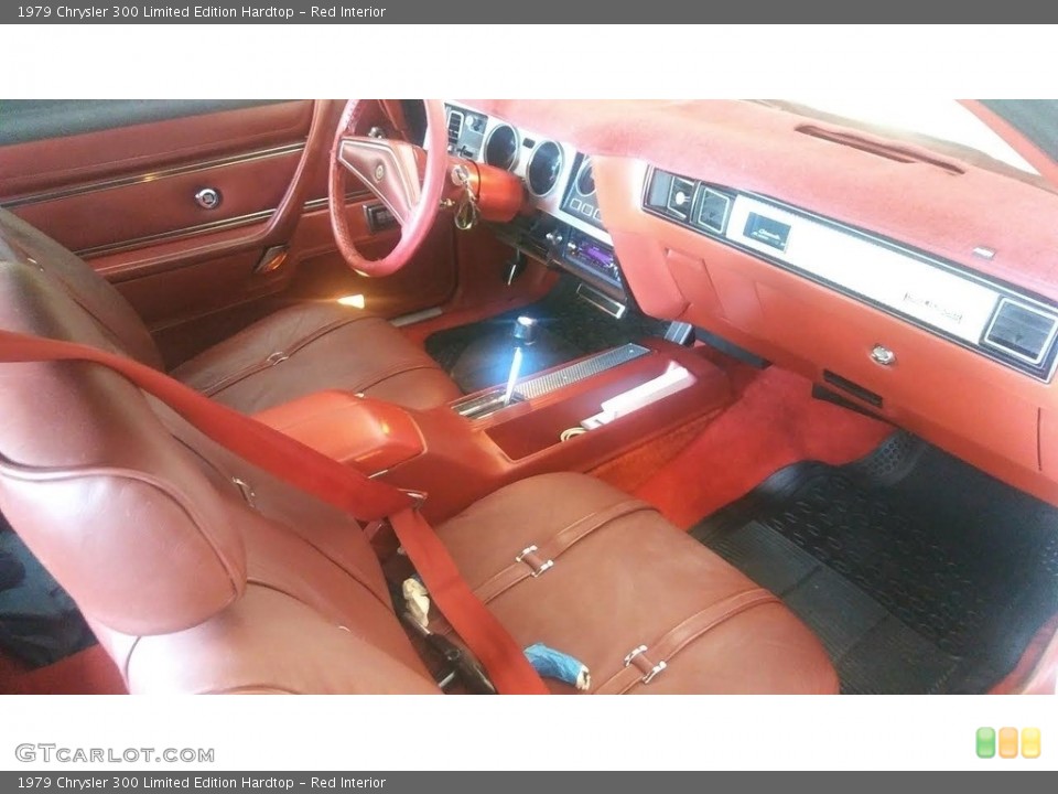 Red Interior Prime Interior for the 1979 Chrysler 300 Limited Edition Hardtop #138675843