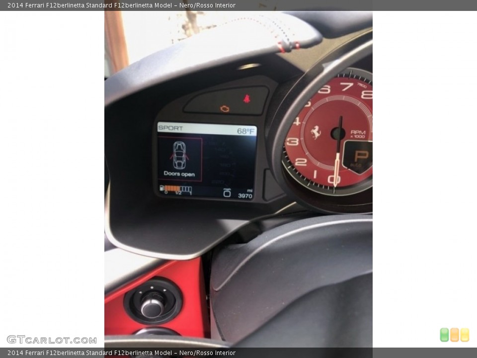 Nero/Rosso Interior Gauges for the 2014 Ferrari F12berlinetta  #138675941