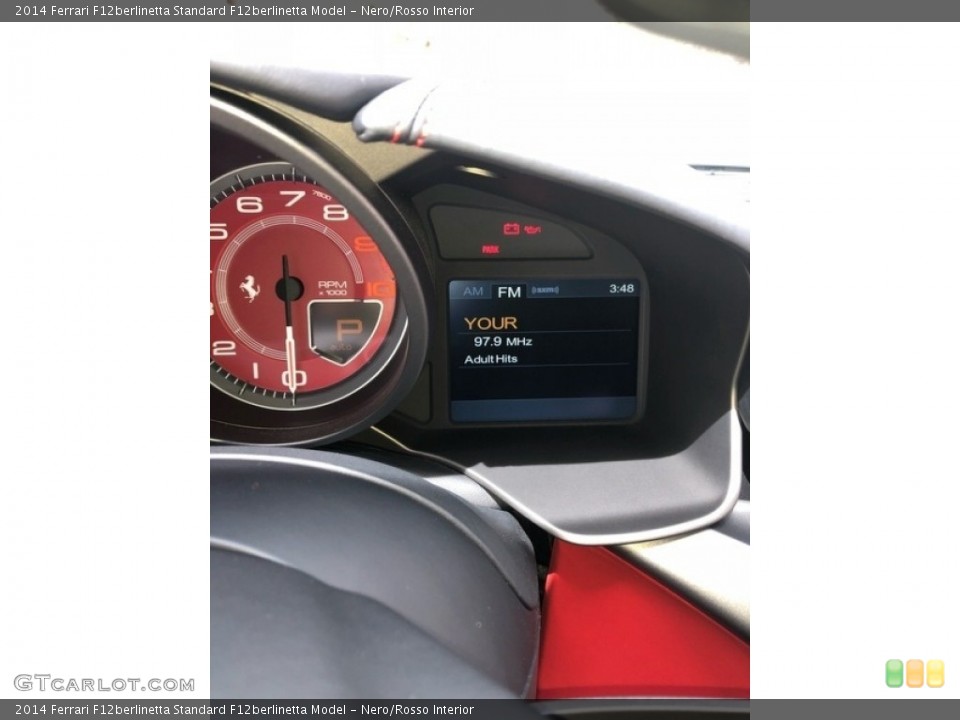 Nero/Rosso Interior Gauges for the 2014 Ferrari F12berlinetta  #138675951