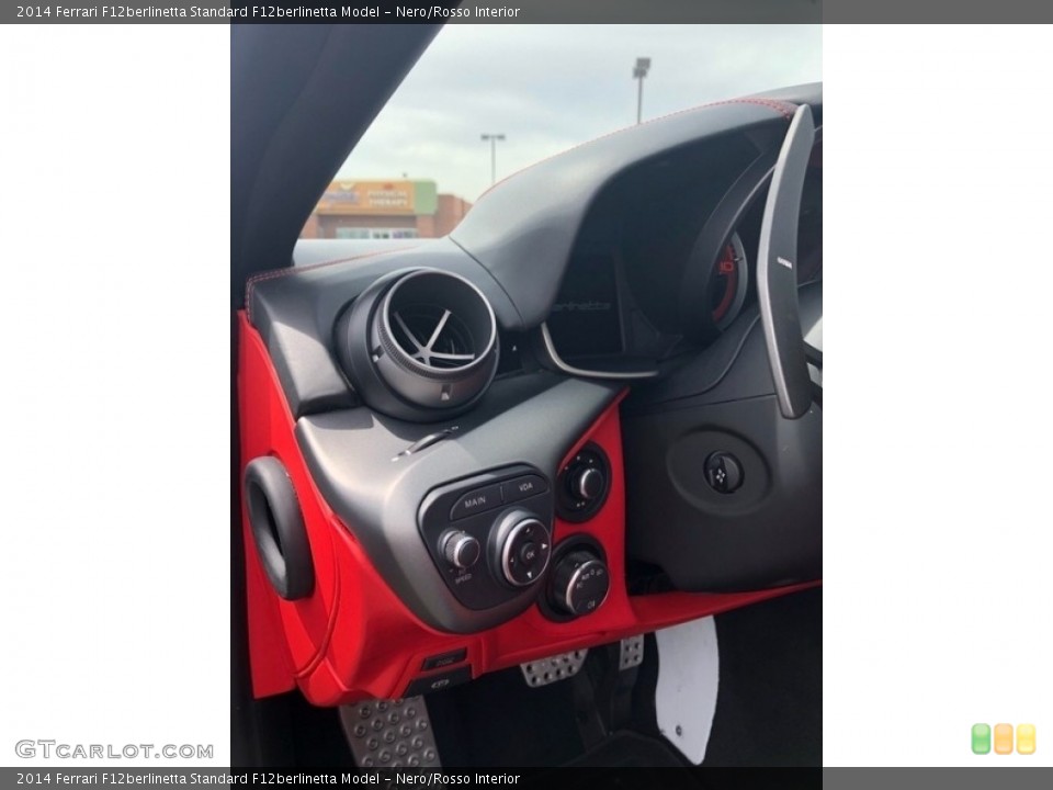 Nero/Rosso Interior Controls for the 2014 Ferrari F12berlinetta  #138676026