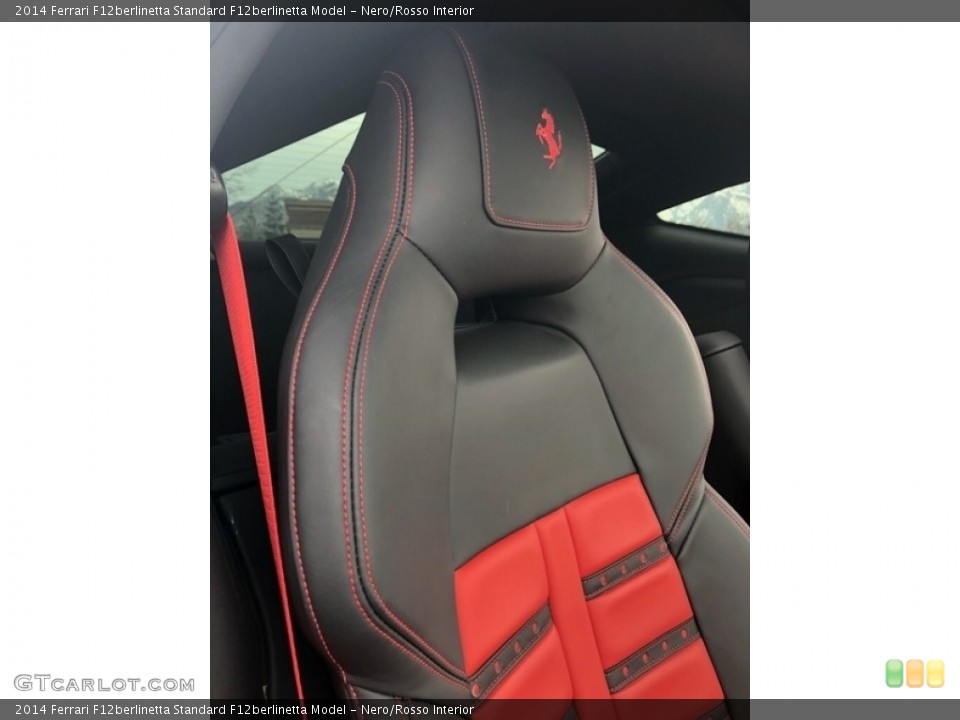 Nero/Rosso Interior Front Seat for the 2014 Ferrari F12berlinetta  #138676062
