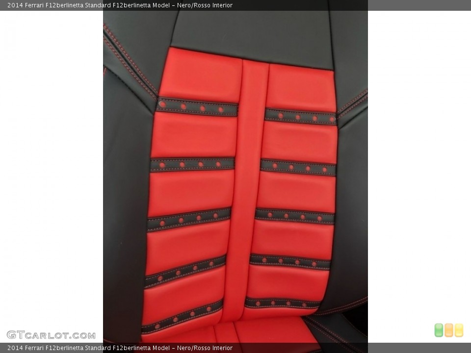 Nero/Rosso Interior Front Seat for the 2014 Ferrari F12berlinetta  #138676080