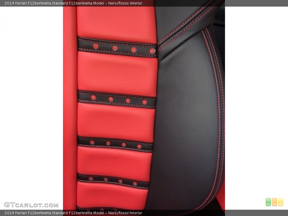 Nero/Rosso Interior Front Seat for the 2014 Ferrari F12berlinetta  #138676095