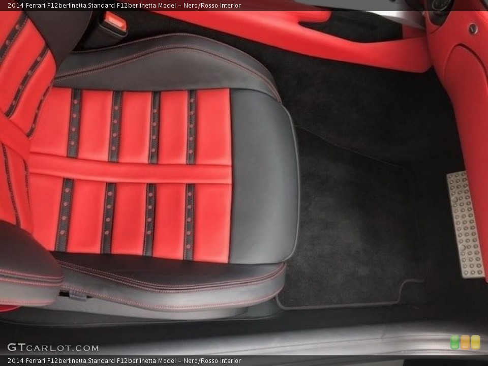 Nero/Rosso 2014 Ferrari F12berlinetta Interiors