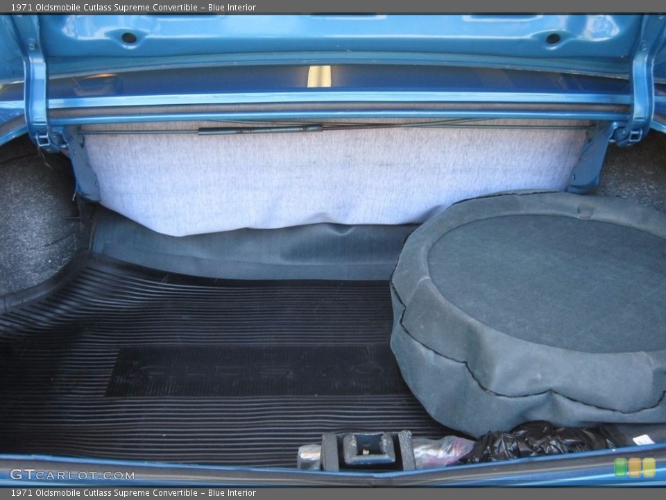 Blue Interior Trunk for the 1971 Oldsmobile Cutlass Supreme Convertible #138676485