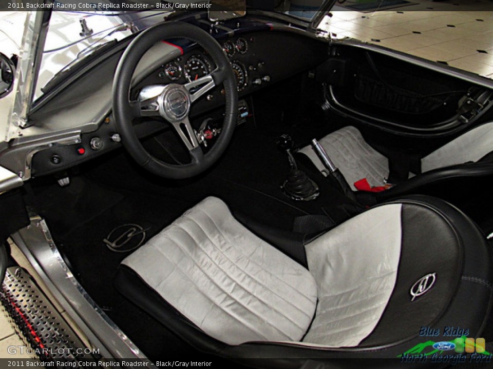 Black/Gray Interior Photo for the 2011 Backdraft Racing Cobra Replica Roadster #138676722