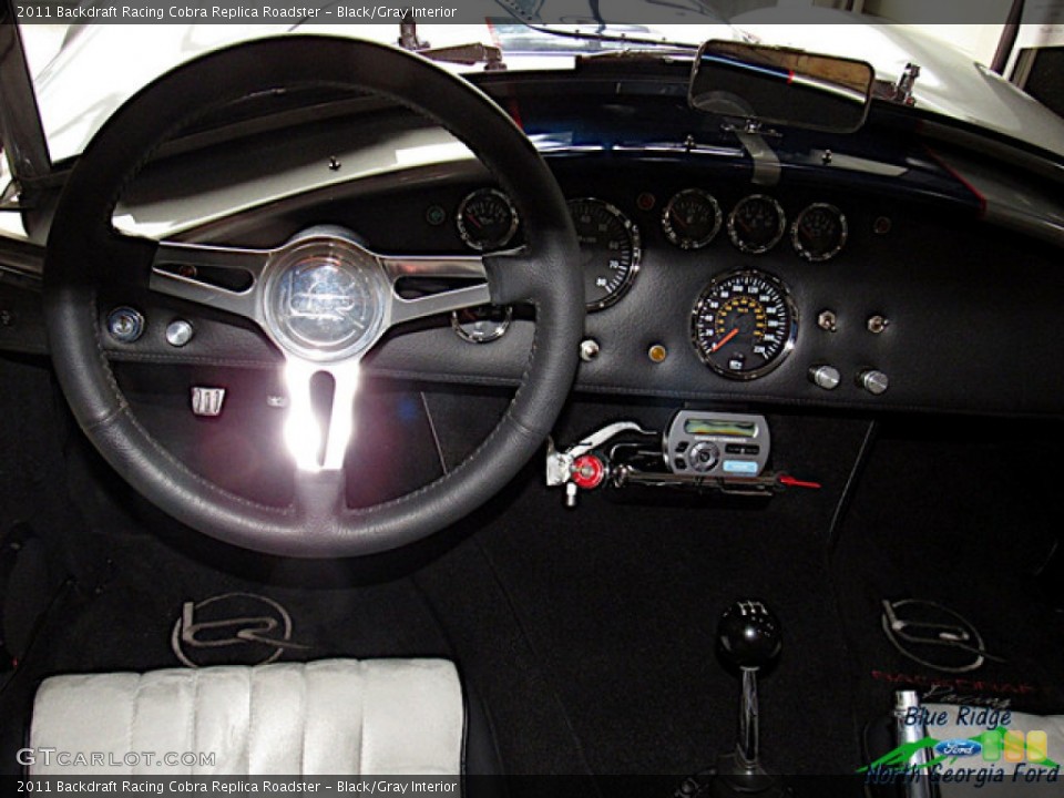 Black/Gray Interior Dashboard for the 2011 Backdraft Racing Cobra Replica Roadster #138676767