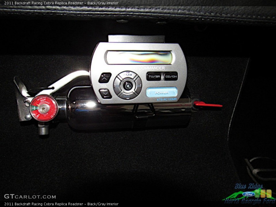 Black/Gray Interior Controls for the 2011 Backdraft Racing Cobra Replica Roadster #138676852