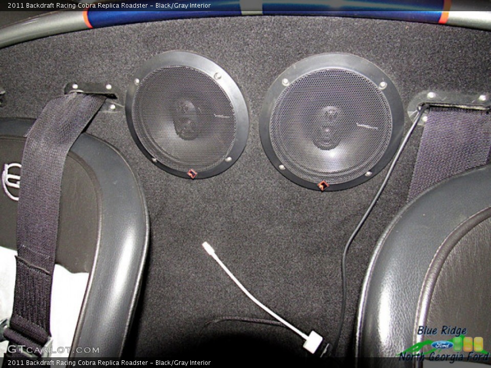 Black/Gray Interior Audio System for the 2011 Backdraft Racing Cobra Replica Roadster #138676878